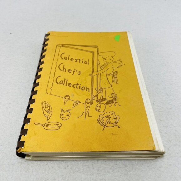 Celestial Chef Recipe Cookbook Volume 1 St Charles Texas Cook Food Vintage Menu - Picture 1 of 10